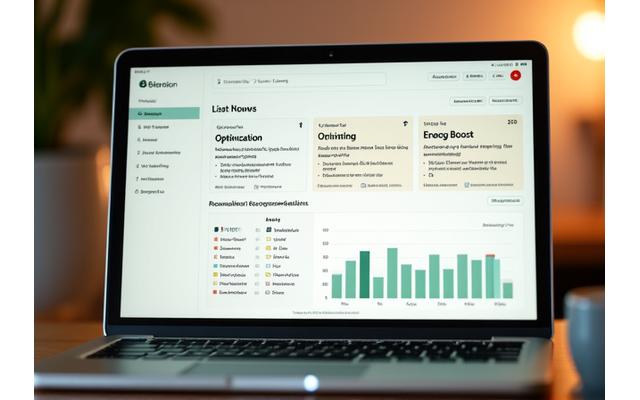 Screenshot of AetherGreenosol Pulse's personalized dashboard showing custom recommendations for sleep improvement